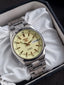 Seiko 5 Men's Automatic Watch – 36mm LumiBrite Dial & Silver Stainless Steel Bracelet