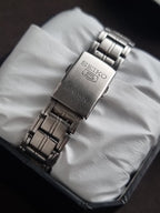 Seiko 5 Men's Automatic Watch – 36mm LumiBrite Dial & Silver Stainless Steel Bracelet