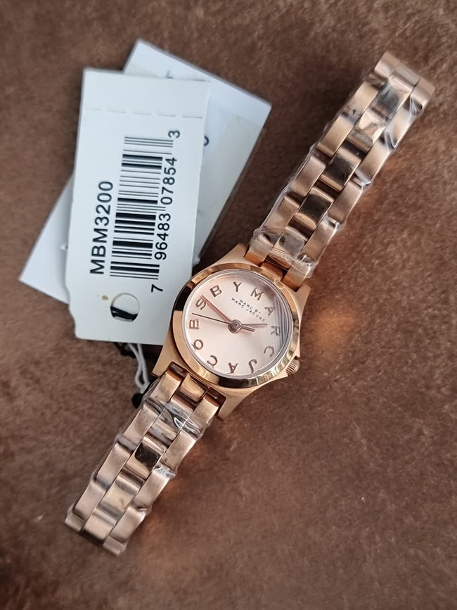Marc by Marc Jacobs MBM3200 Women's Watch – Rose Gold Dial, 21mm, Stainless Steel, Quartz Hover Image