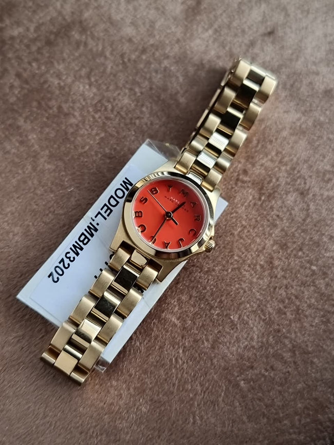 Marc by Marc Jacobs Henry Dinky Gold Tone Women's Watch - MBM3202 Main Image