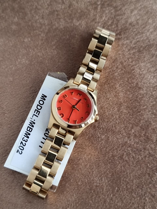 Marc by Marc Jacobs Henry Dinky Gold Tone Women's Watch - MBM3202 Hover Image