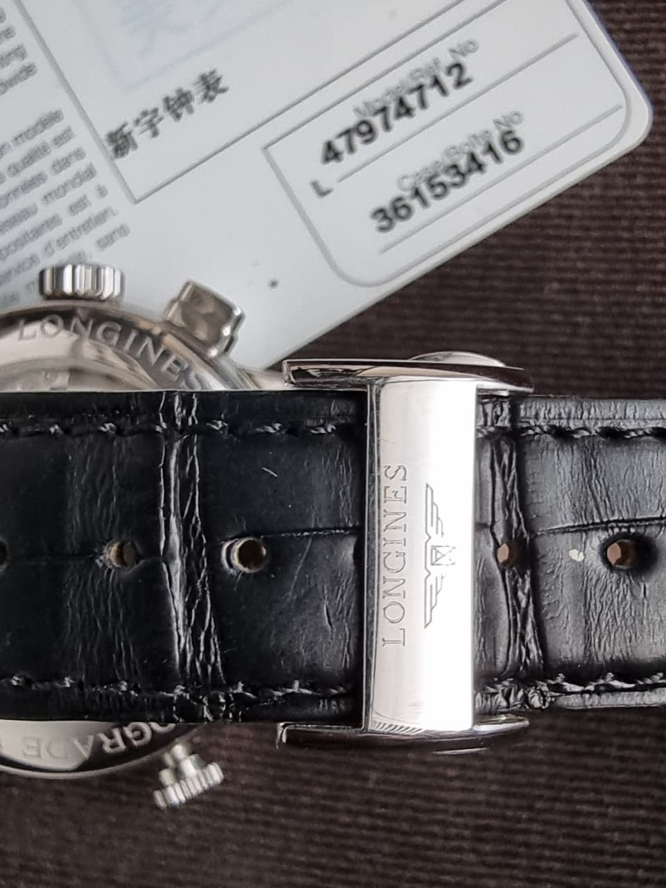 Longines Heritage Retrograde Men's Automatic Watch – 41mm White Roman Numeral Dial & Black Alligator Leather Strap – L4.797.4.71.2