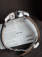 Longines Heritage Retrograde Men's Automatic Watch – 41mm White Roman Numeral Dial & Black Alligator Leather Strap – L4.797.4.71.2