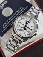 Longines Master Collection Men's Automatic Watch – 44mm Silver Roman Numeral Dial & Stainless Steel Bracelet – L2.739.4.71.6