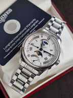 Longines Master Collection Men's Automatic Watch – 44mm Silver Roman Numeral Dial & Stainless Steel Bracelet – L2.739.4.71.6