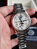 Longines Master Collection Men's Automatic Watch – 44mm Silver Roman Numeral Dial & Stainless Steel Bracelet – L2.739.4.71.6