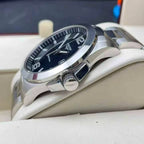 Longines Conquest Men's Quartz Watch – 41mm Black Dial & Stainless Steel Bracelet – L3.759.4.58.6