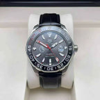 TAG Heuer Aquaracer Men's Automatic Watch – 43mm Black Dial, Stainless Steel Bracelet & Ceramic Bezel – WAY201D.BA0927