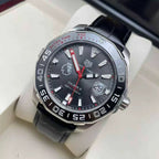 TAG Heuer Aquaracer Men's Automatic Watch – 43mm Black Dial, Stainless Steel Bracelet & Ceramic Bezel – WAY201D.BA0927