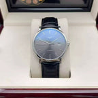 Longines Elegant Collection Men's Automatic Watch – 37mm Grey Dial, Stainless Steel Case & Black Alligator Leather Strap – L4.810.4.72.2