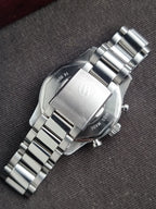 West End Everbright Men's Chronograph Quartz Watch – 40mm Black Dial & Stainless Steel Bracelet – 8091.10.3307W