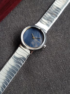 Skagen Freja Lille Women's Quartz Watch – 26mm Blue Dial & Silver Stainless Steel Mesh Bracelet – SKW3171