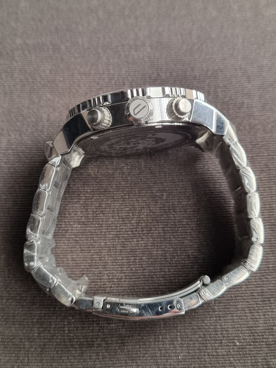 Diesel DZ4313 Double Down Silver Stainless Steel Men's Watch