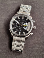 Diesel Men's Chronograph Quartz Watch – Black Dial, 50mm Case