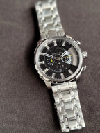 Diesel Men's Chronograph Quartz Watch – Black Dial, 50mm Case