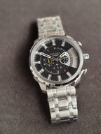 Diesel Men's Chronograph Quartz Watch – Black Dial, 50mm Case