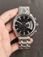 Diesel Men's Chronograph Quartz Watch – Black Dial, 50mm Case