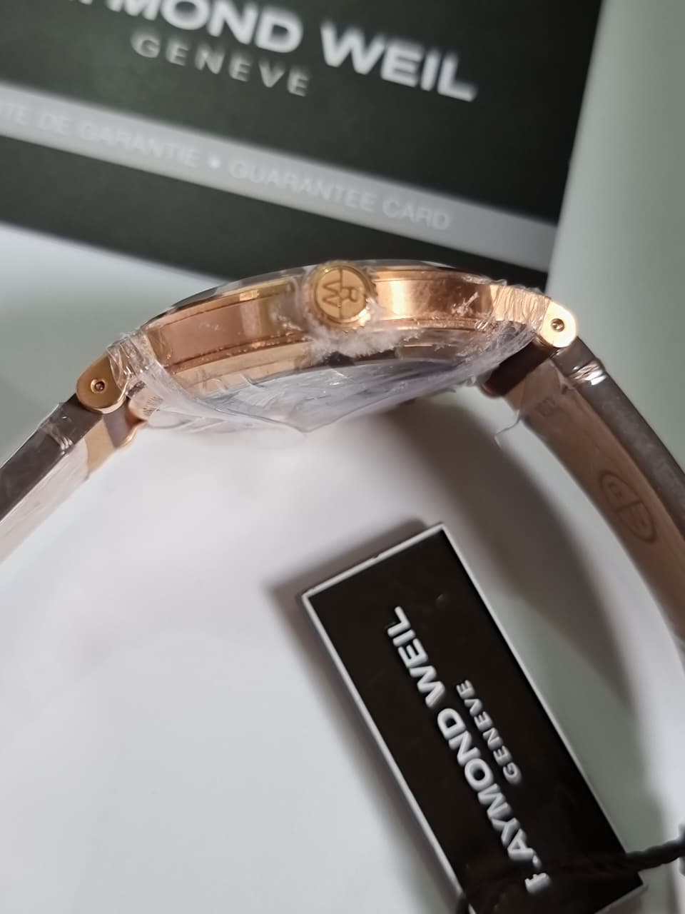 Raymond Weil Millesime Automatic Men's Watch 39mm – Silver Dial, Brown Leather Strap, Skeleton Case Back