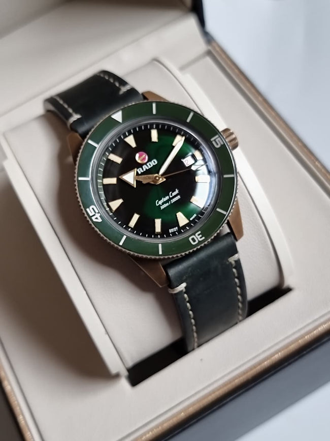 Rado Captain Cook Automatic Bronze Men's Watch R32504315 – 42mm Hover Image