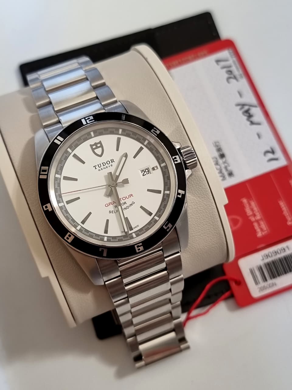 Tudor Grantour 20500N-WSSS Automatic Men's Watch 42mm – White Dial, Stainless Steel