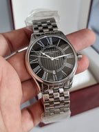 Frederique Constant Classics FC-303BR5B6B Automatic Swiss Men's Watch 40mm – Black Roman Dial