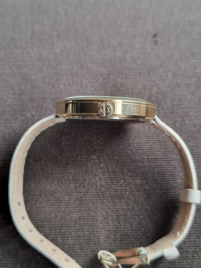ARMANI EXCHANGEStreet Gold- Tone Dial Ladies Dress Watch AX4227 Main Image