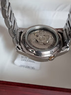 seiko 5 Golden Dial 38mm Dial Silver Chain Automatic Watch
