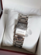 seiko 5 Golden Dial 38mm Dial Silver Chain Automatic Watch