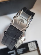 Rado D-Star 200 Men's Automatic Watch – 42mm Black Dial, Black Ceramic Bezel & Black Rubber Strap  R15959159