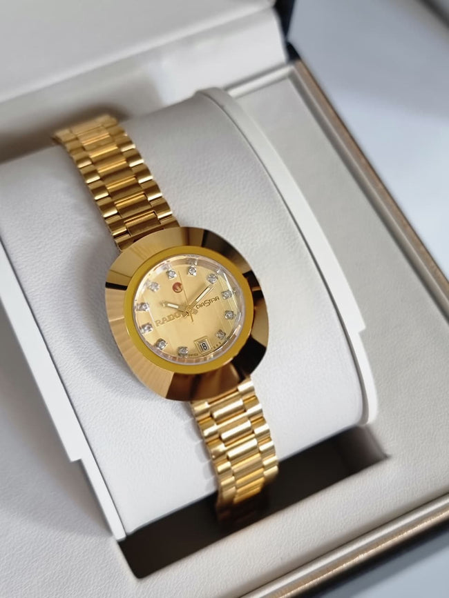 Rado Original Women's Quartz Watch – 27.3mm Dial, CVD-Coated Hardmetal Case & Bracelet – R12416633 Hover Image