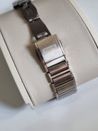 Rado Integral Women's Quartz Watch – 18mm Black Diamond Dial & Silver-Tone Ceramic Bracelet – R20488722