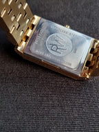 Raymond Weil Tango Men's Swiss Quartz Watch – 28mm × 35mm White Dial & Gold-Tone Stainless Steel Bracelet  5380