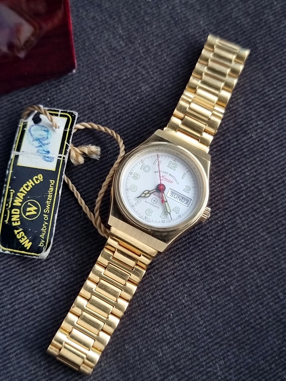West End womens Automatic Day-Date Watch – 24mm Dial & Stainless Steel Bracelet