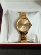 Oui And Me  Wrist Watch For ladies Golden Casing