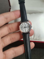 Burberry Women's Quartz Watch – 22mm Silver Dial BU1761 (Strap after Market)