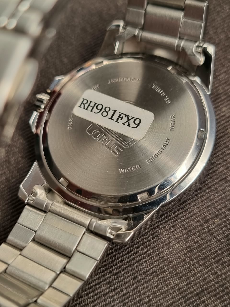 Lorus Sub Brand Of Seiko Gents Watch 45mm Black Dial Quartz Watch