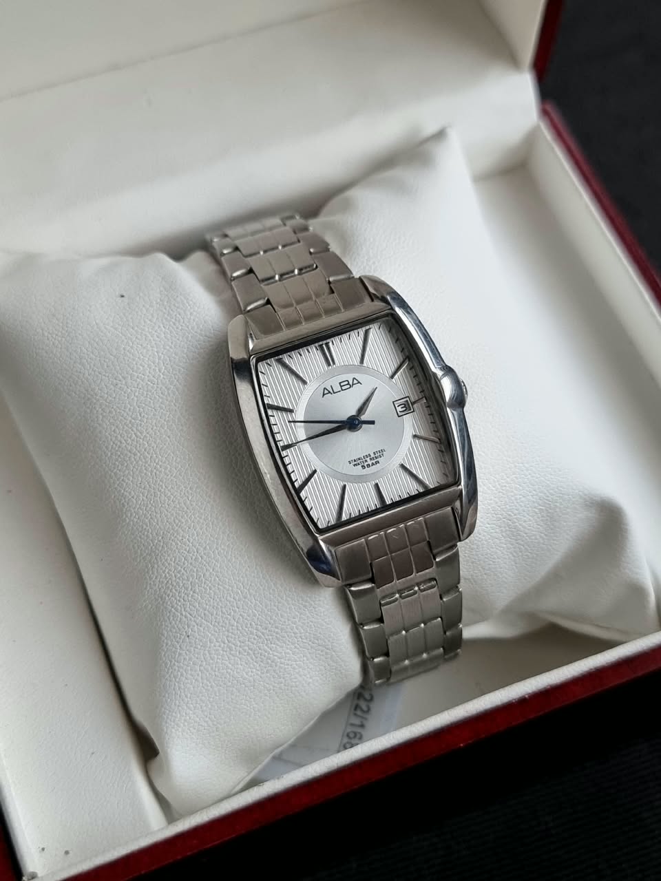 Alba Rectangular Watch White dial Ladies Quartz Watch
