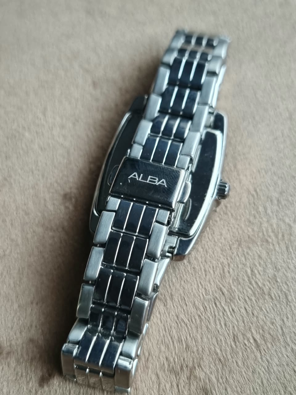 Alba Rectangular Watch White dial Ladies Quartz Watch
