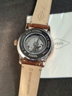 Fossil Townsman Automatic Dark Brown Leather Watch ME3105