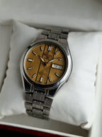 Seiko 5 Gents Watch 38mm Golden  Dial Automatic Watch