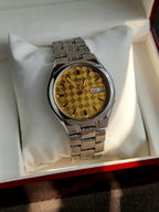 Seiko 5 Golden Dial 37mm Automatic Watch