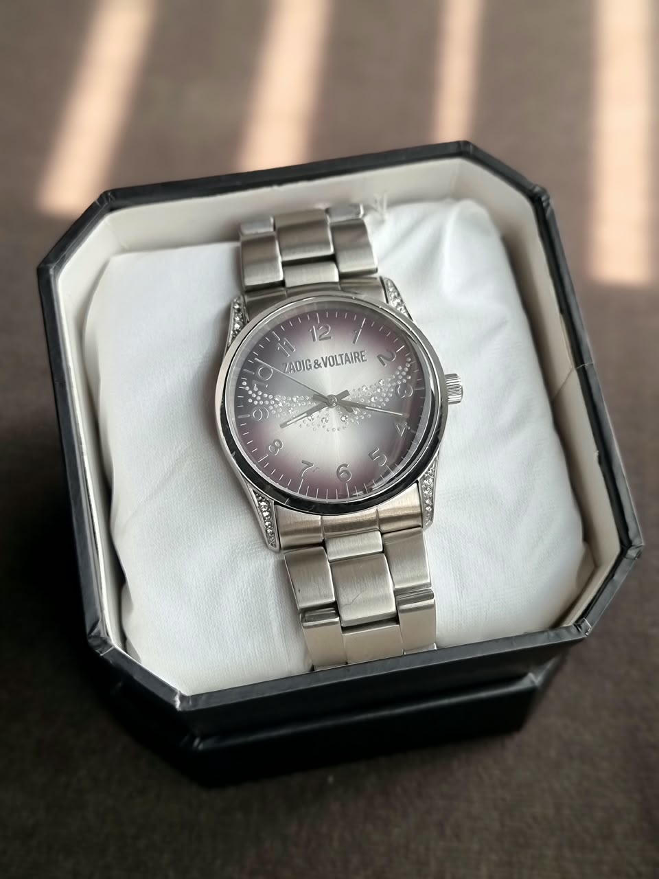 Zadig And Voltaire 38mm Dial Silver Casing Quartz Watch