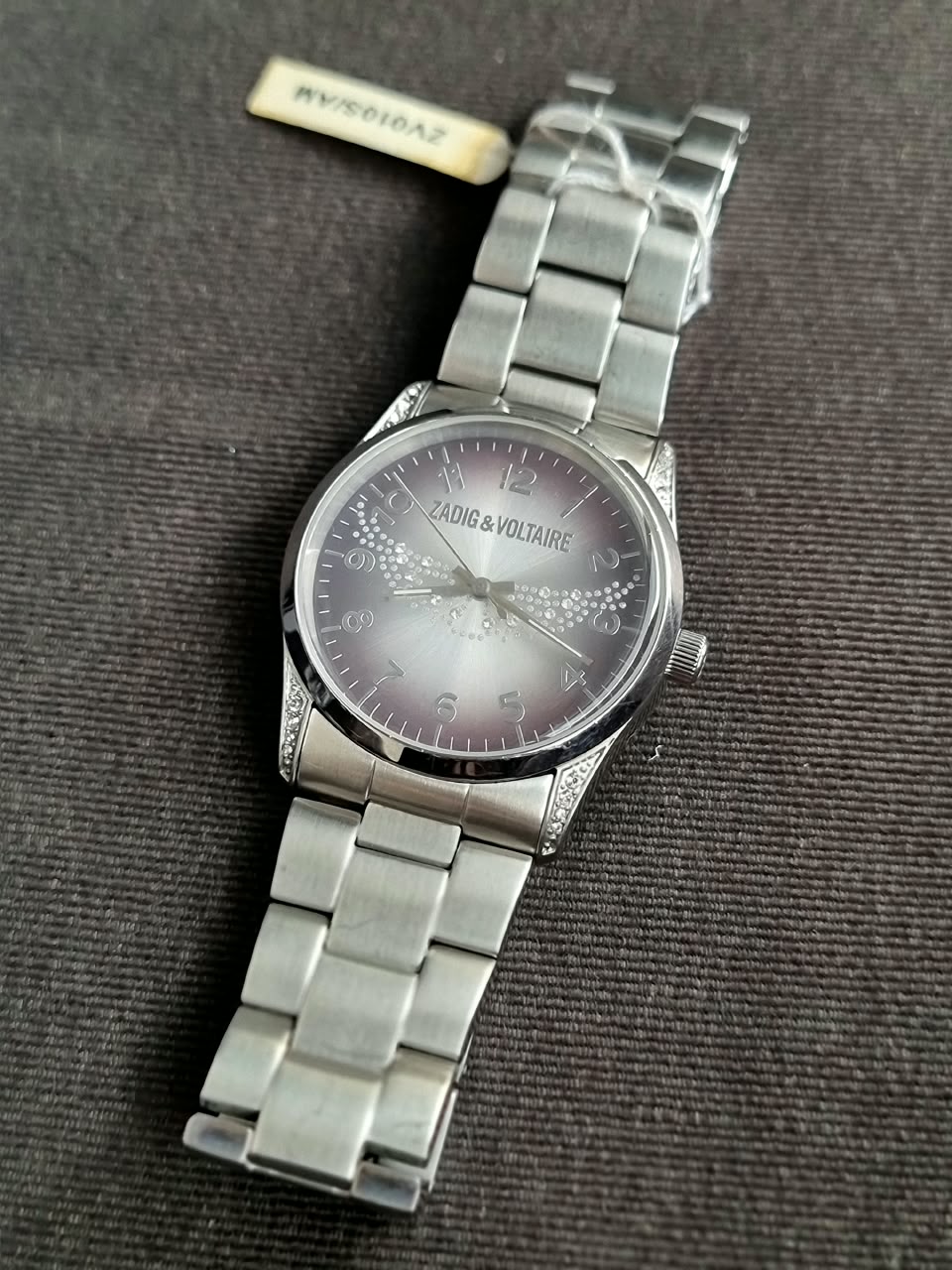 Zadig And Voltaire 38mm Dial Silver Casing Quartz Watch