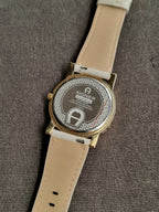 Aigner Ladies Watch Gray Leather Strap Quartz Watch (Strap After Market)