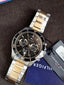 Tommy Hilfiger Jordan 1792095 Black Dial Two-Tone Stainless Steel Men's Chronograph Watch
