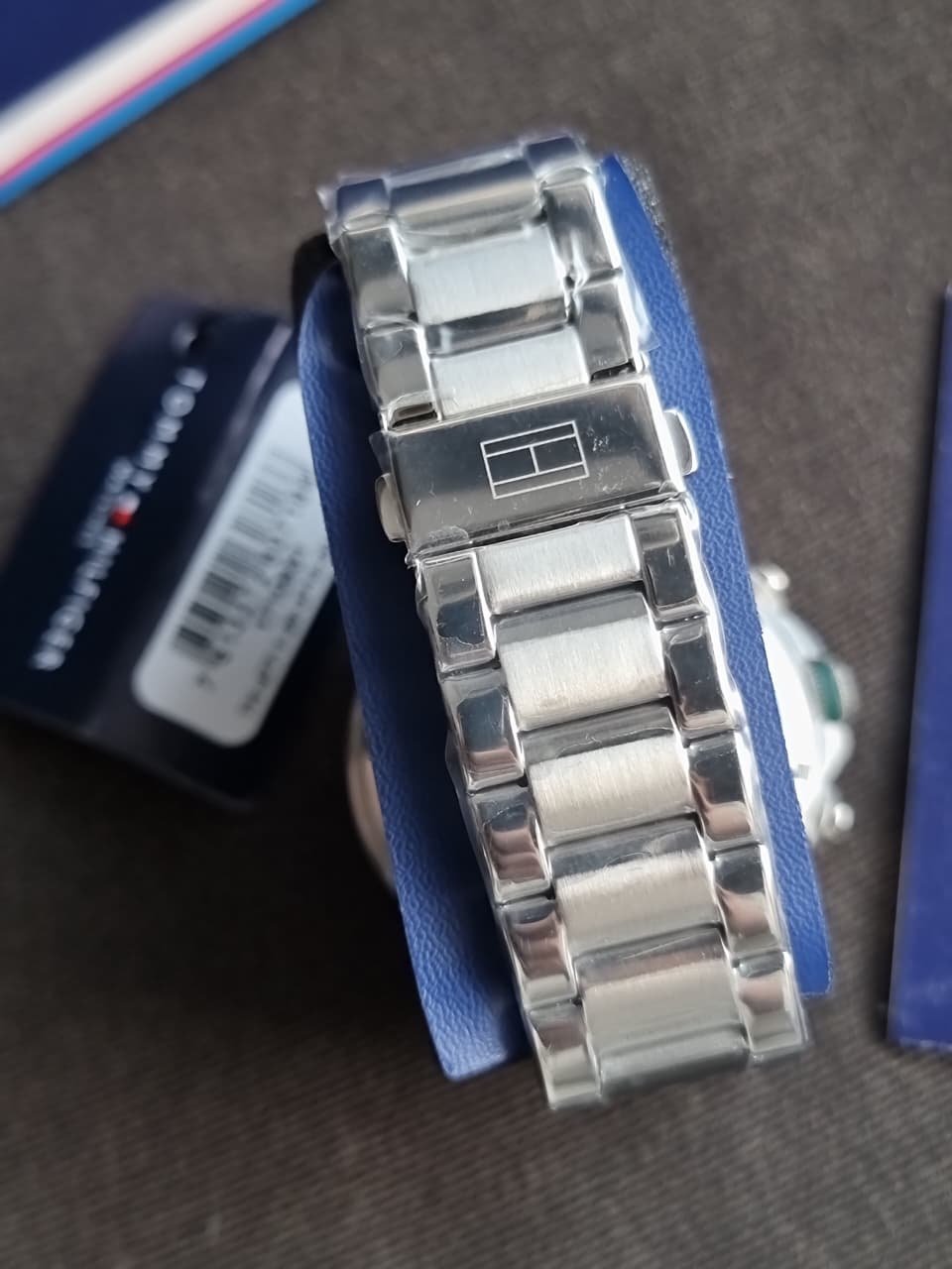 Tommy Hilfiger Lars 1710651 Green Dial Silver Stainless Steel Men's Quartz Watch