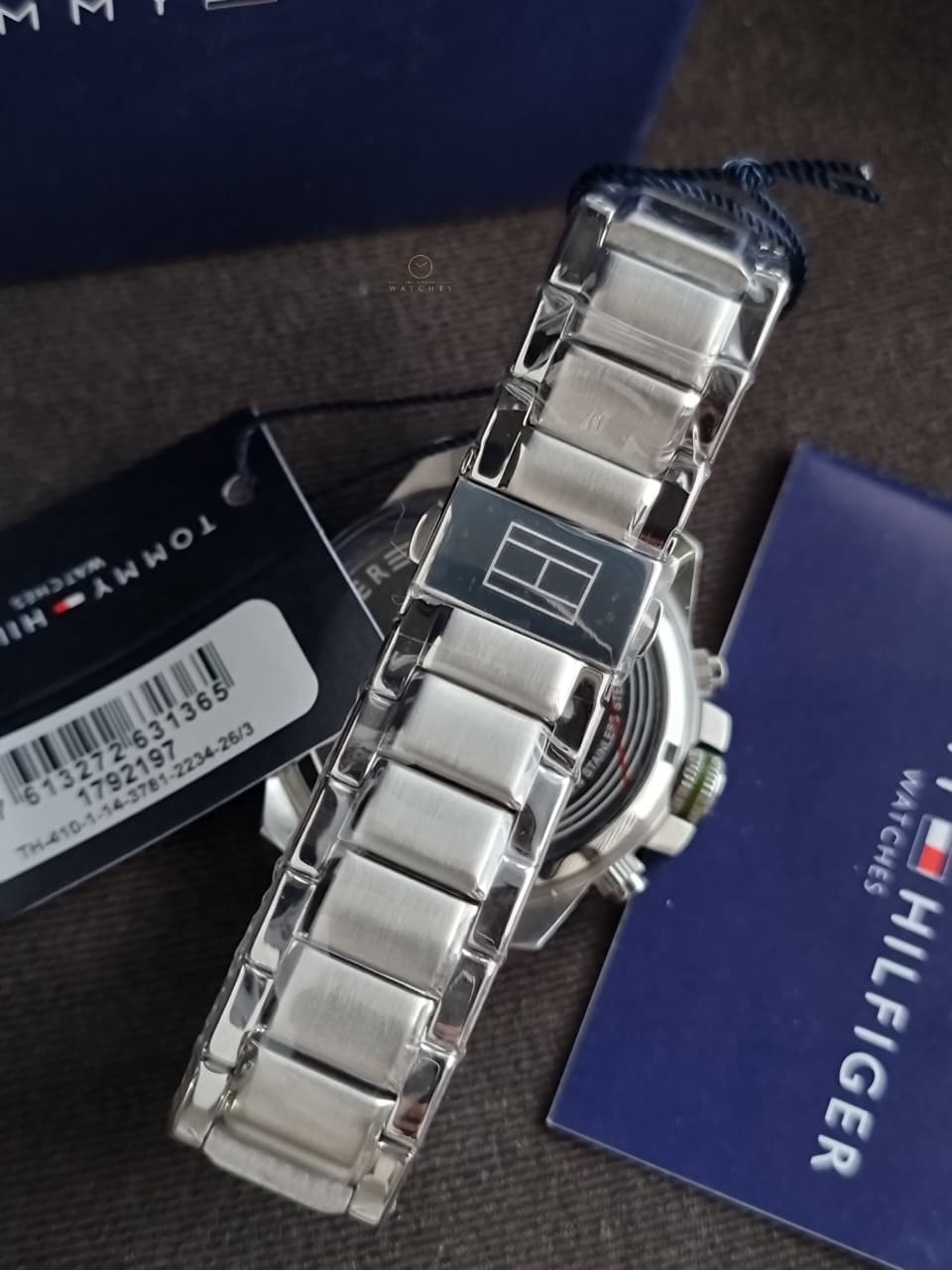 Tommy Hilfiger Stainless Steel Green Dial Multi-function Men's Watch - 1792197