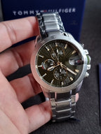 Tommy Hilfiger Stainless Steel Green Dial Multi-function Men's Watch - 1792197