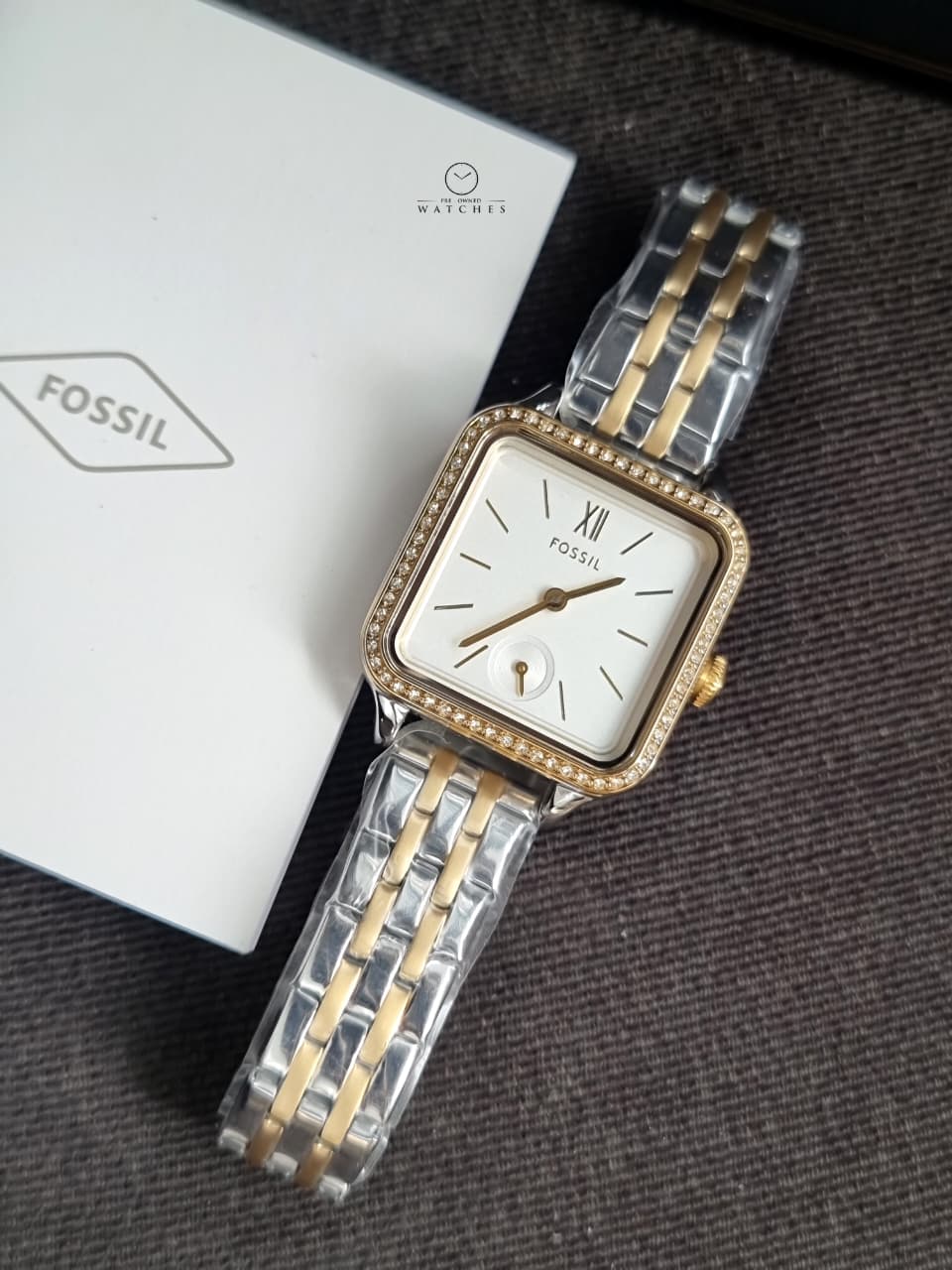 Fossil BQ3907 Colleen Three-Hand Two-Tone Stainless Steel Watch