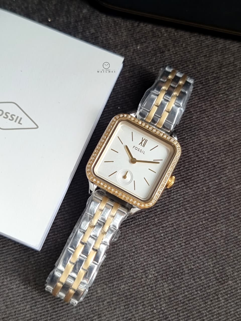 Fossil BQ3907 Colleen Three-Hand Two-Tone Stainless Steel Watch